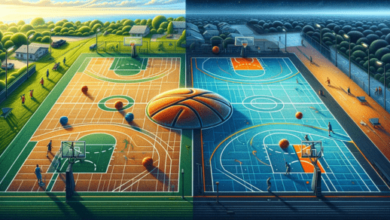 Synthetic basketball court, acrylic basketball court materials, synthetic basketball surface